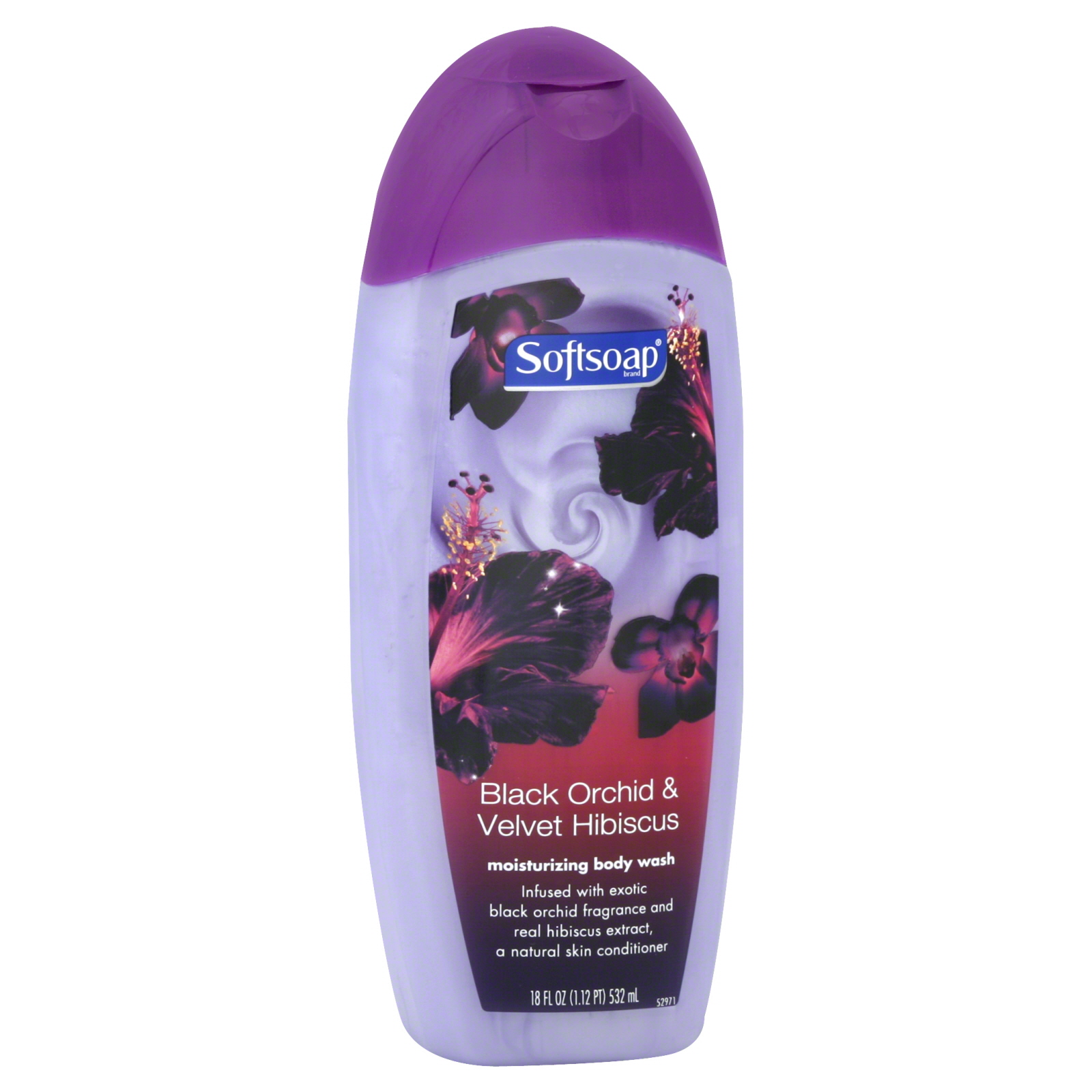 Softsoap Body Wash, Moisturizing, Black Orchid & Velvet Hibiscus, 18 fl oz