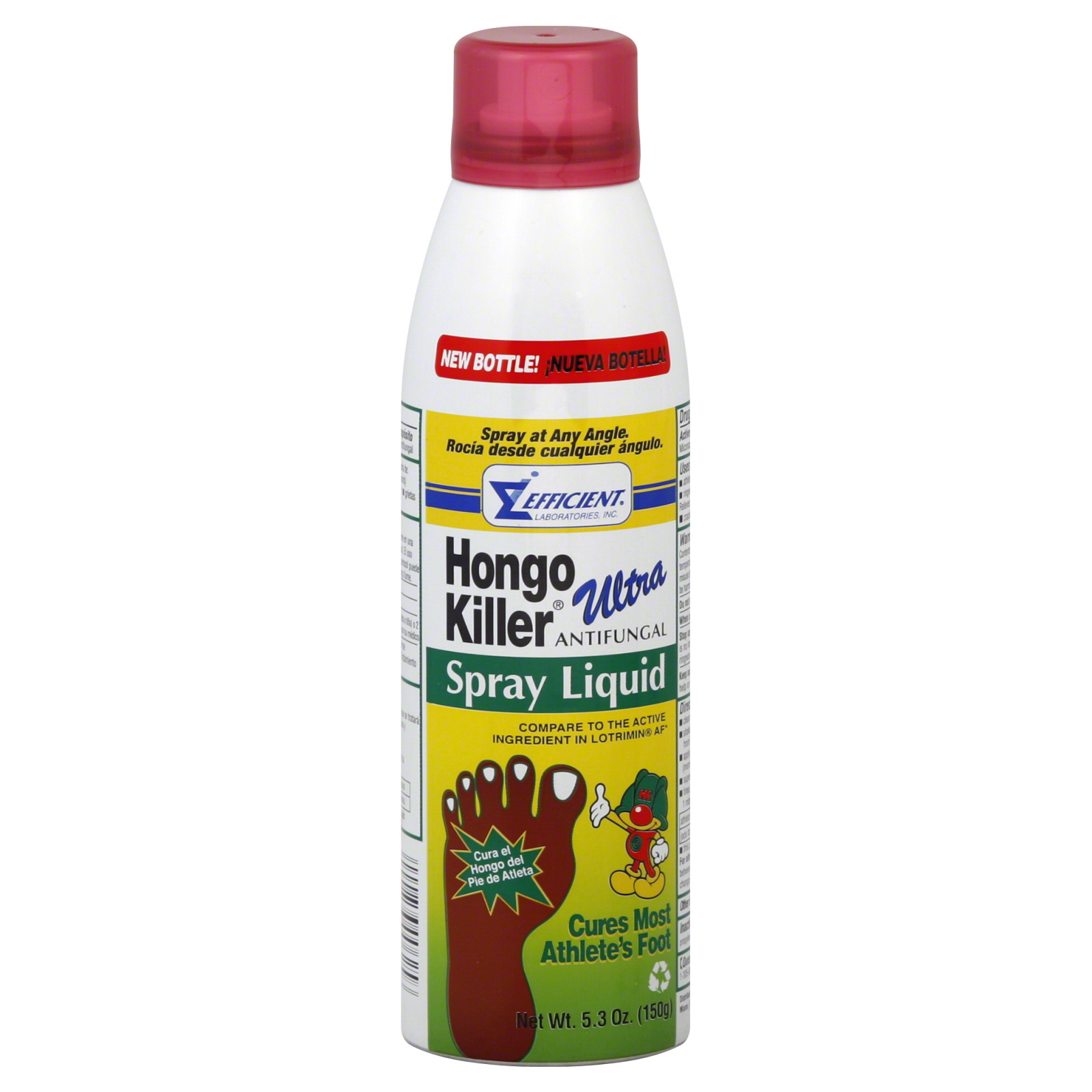 Hongo Killer Efficient Laboratories, Inc.  Ultra Antifungal Spray, Liquid, 5.3 oz (150 g)
