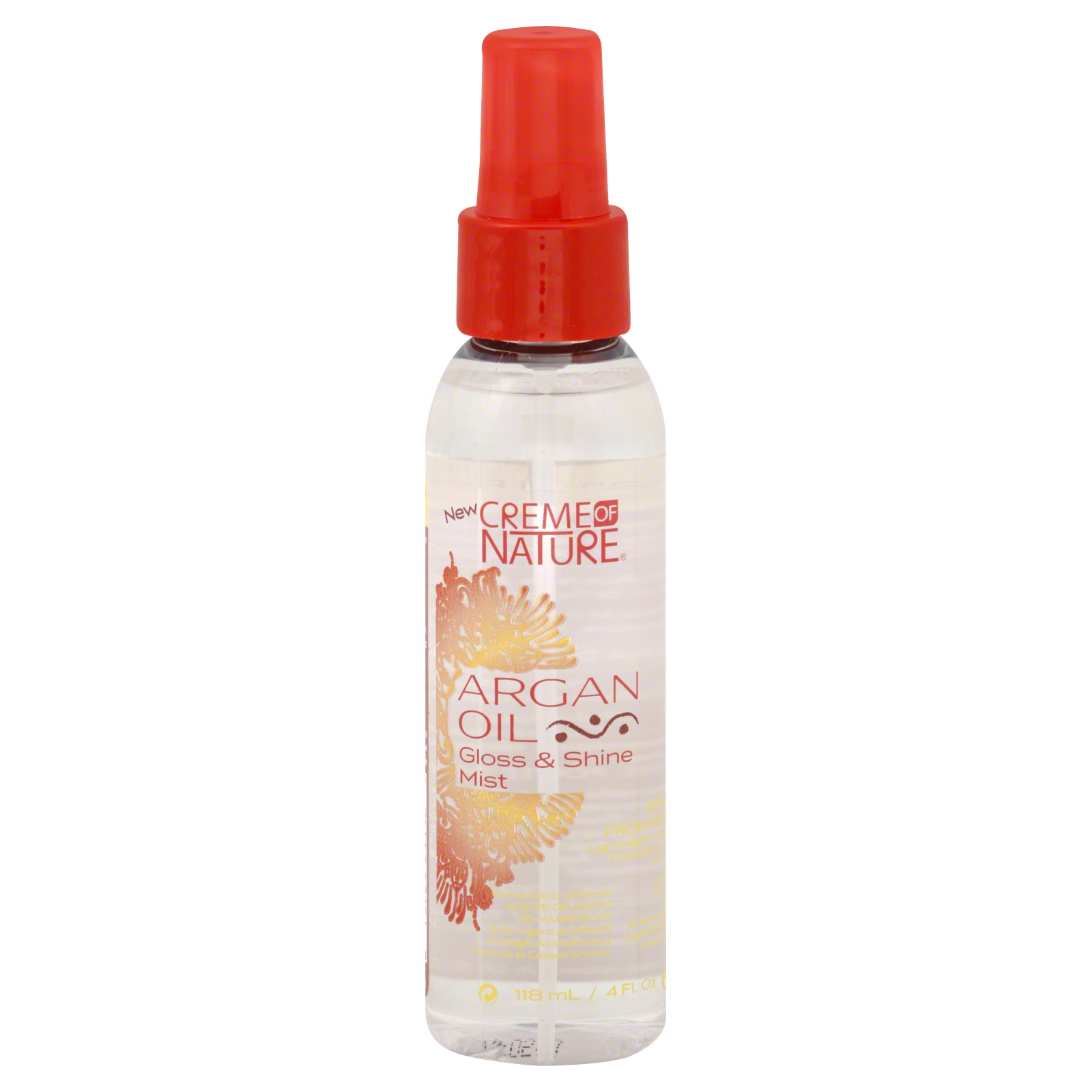 Creme of Nature Gloss & Shine Mist. Argan Oil, 4 fl oz (118 ml)