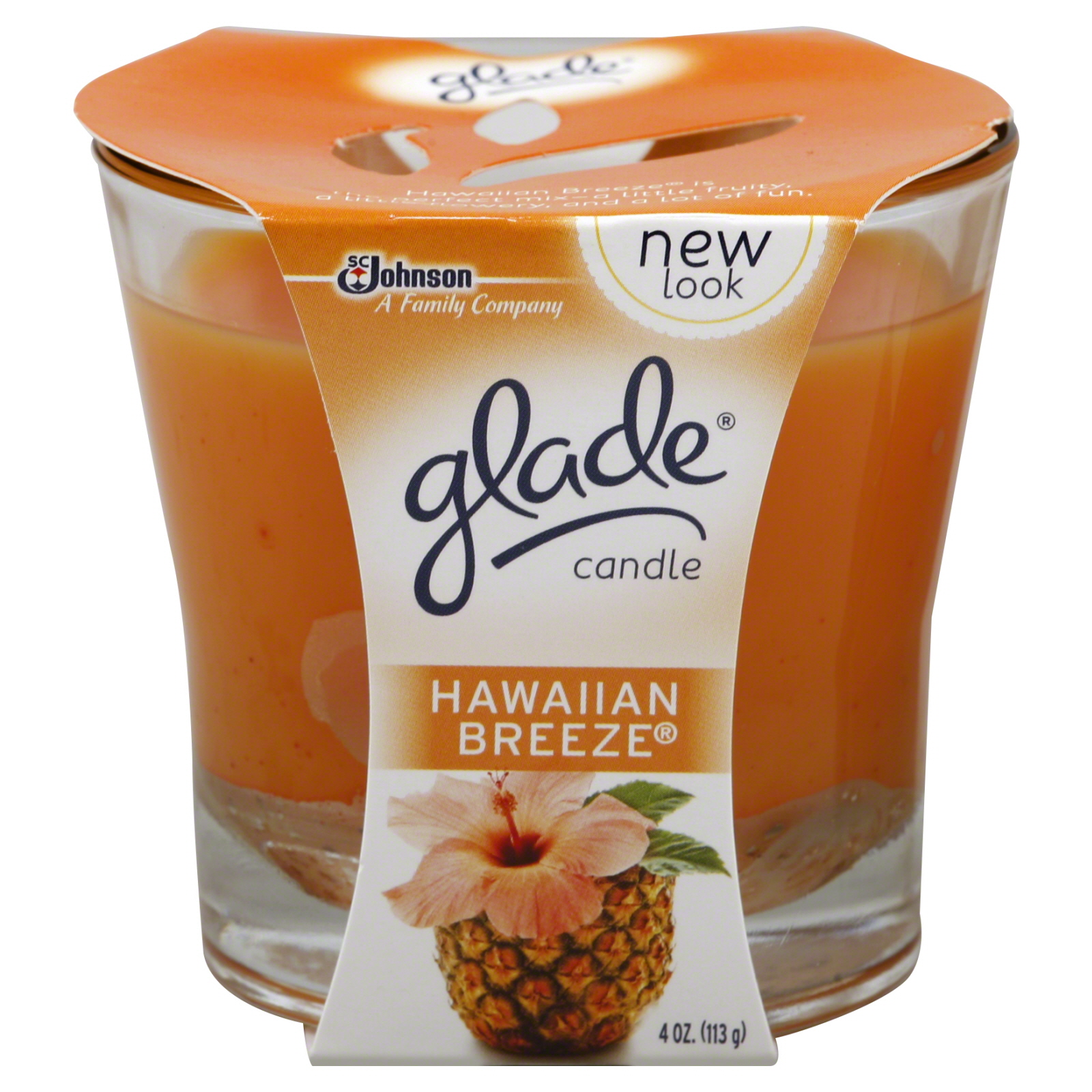 Glade Candle, Hawaiian Breeze, 1 candle [4 oz (113 g)]