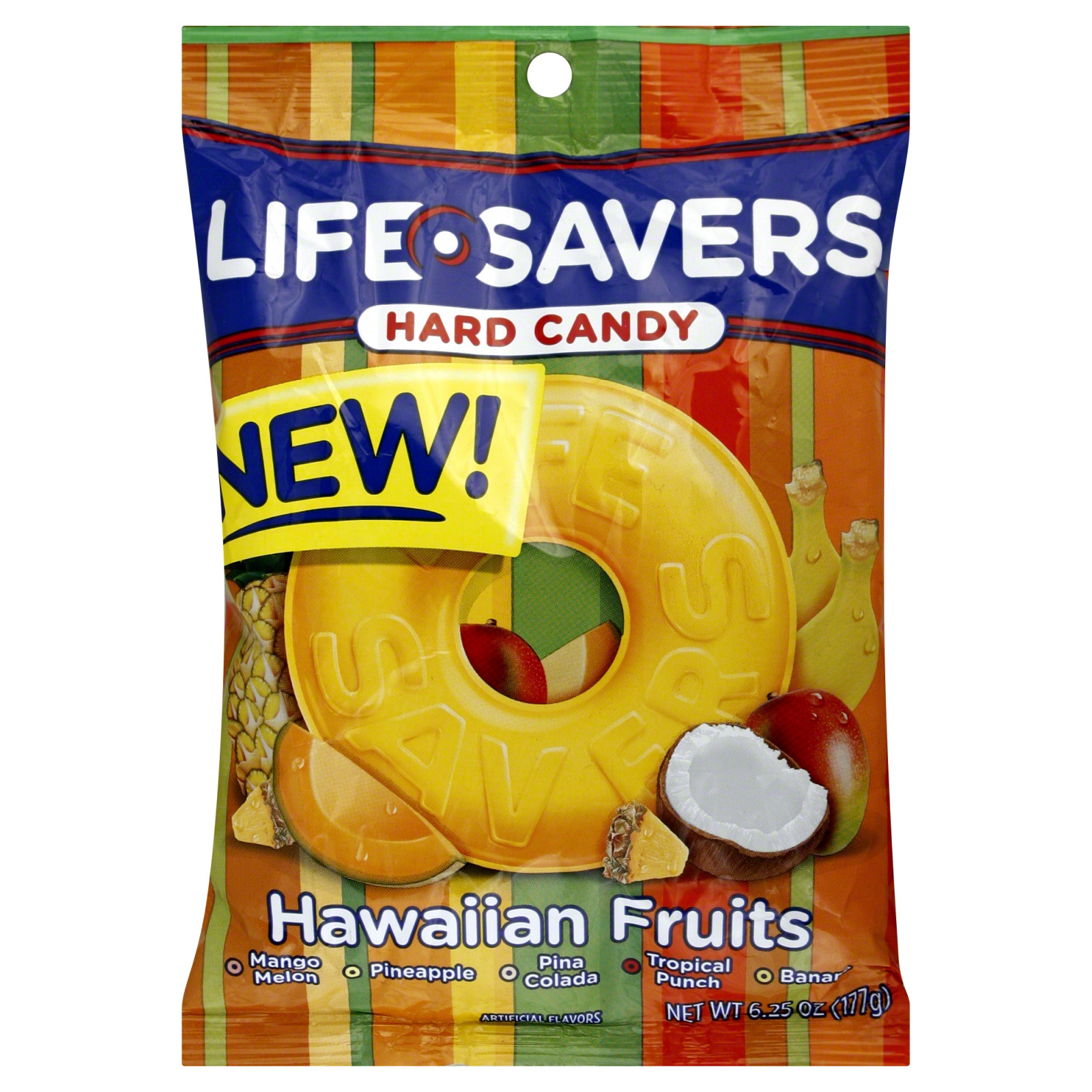 LIFE SAVERS Candy Hawaiian Fruits 6.25 oz