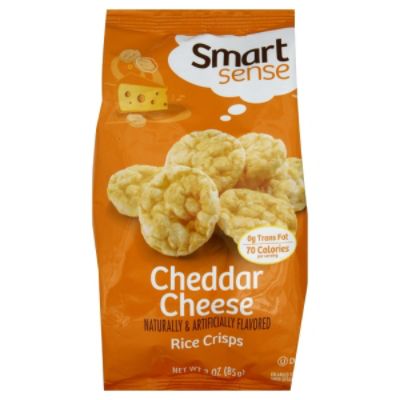 Smart Sense Cheddar Cheese Rice Crisps, 3oz