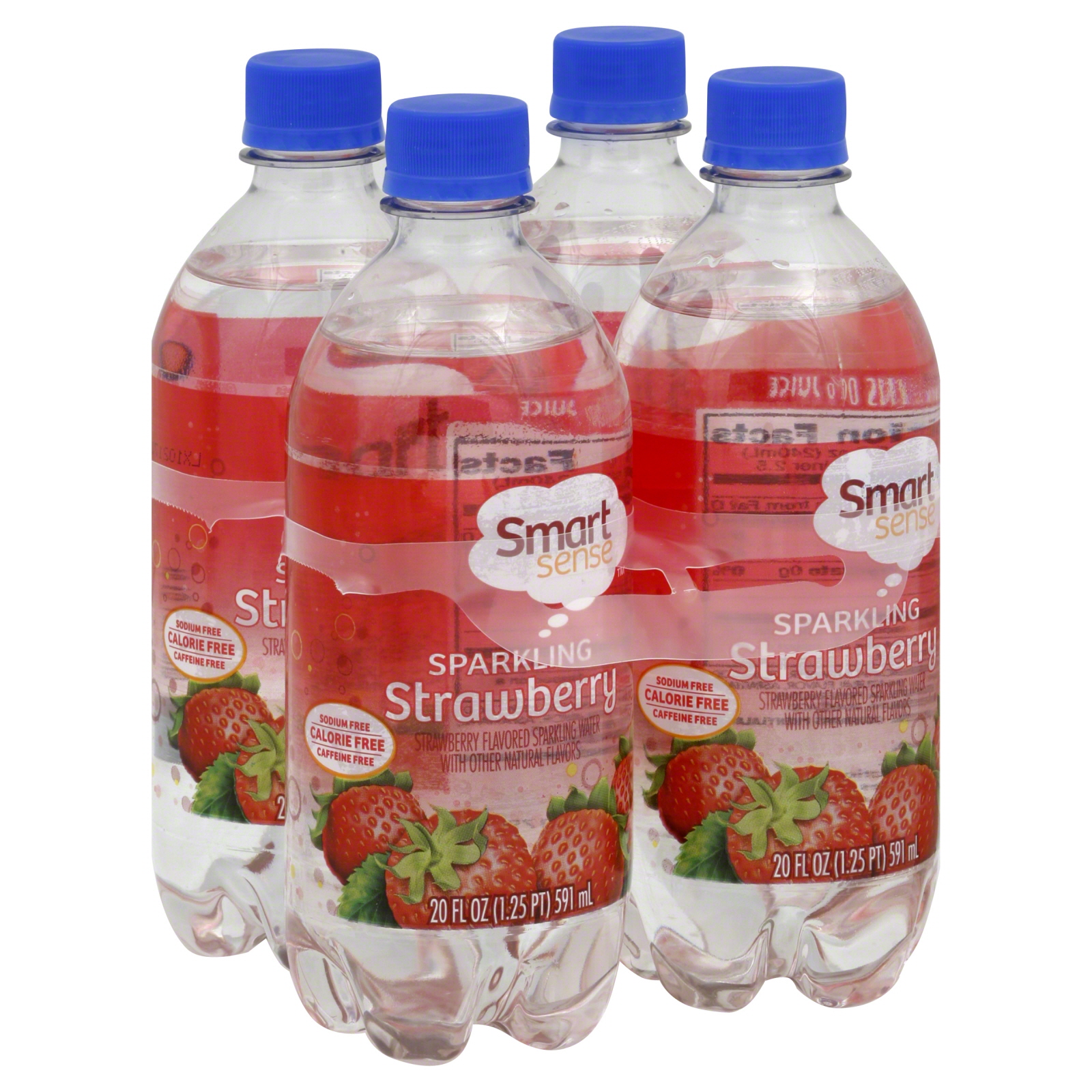 Smart Sense Sparkling Strawberry, 4pack