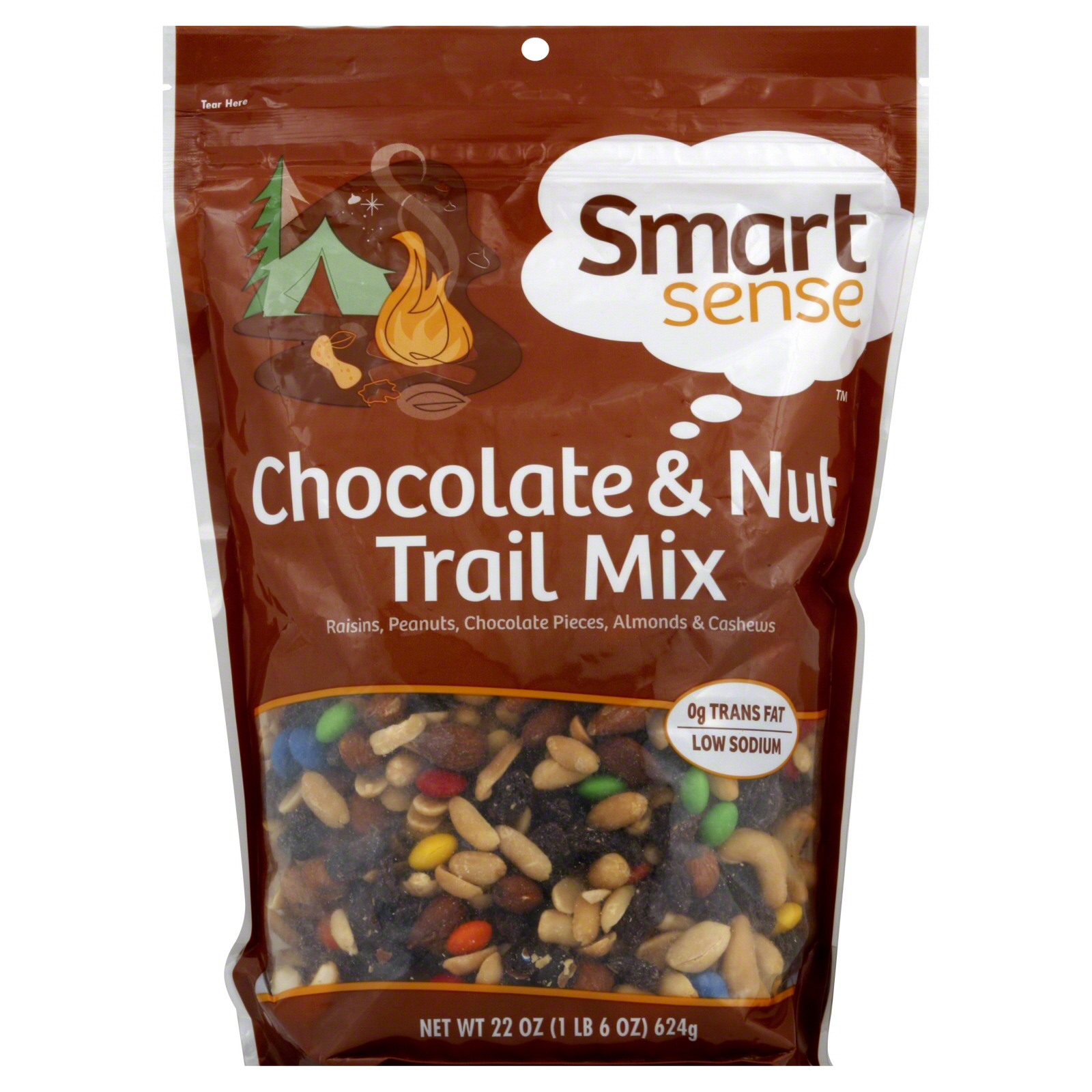 Smart Sense Chocolate & Nut Trail Mix, 22 oz (1lb 6oz)