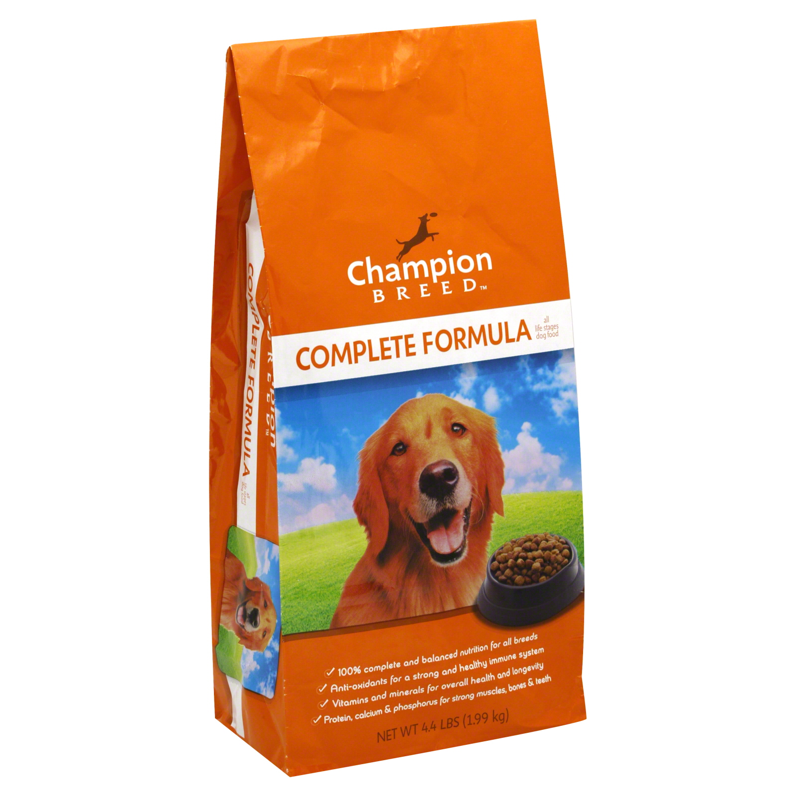 Champion Breed Dog Food, All Life Stages, Complete Formula, 4.4 lb (1.99 kg) Pet Supplies