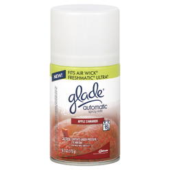 Glade Automatic Spray Refill Apple Cinnamon, Fits in Holder For Up to 60 Days of Freshness, 6.2 oz, 1 Refill