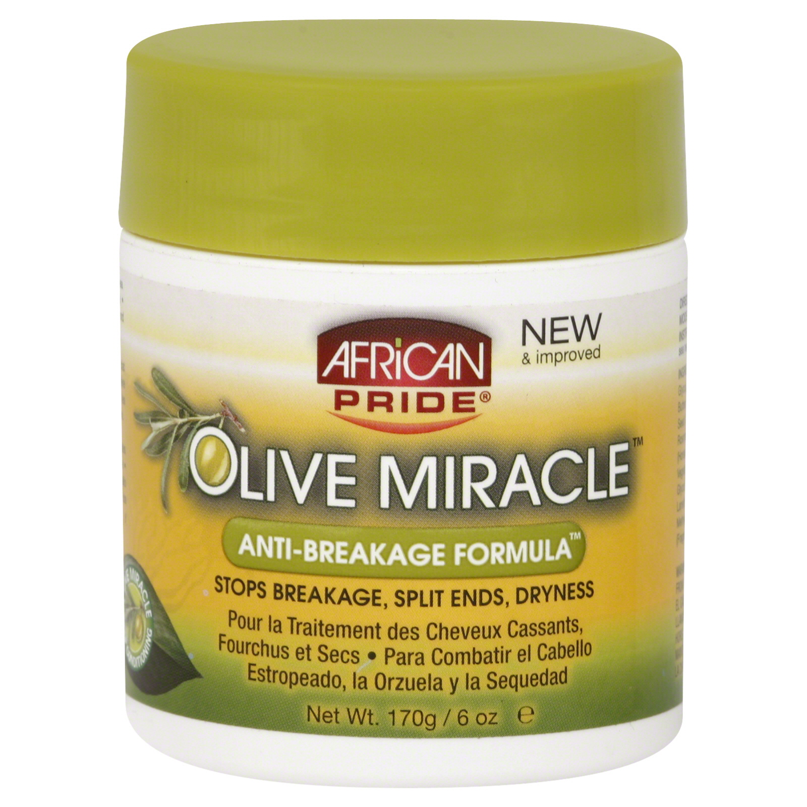 African Pride Olive Miracle Creme, 6 oz (170 g)