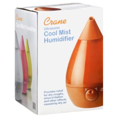 Crane USA EE-5301O Cool Mist Drop Shape Humidifier - Orange