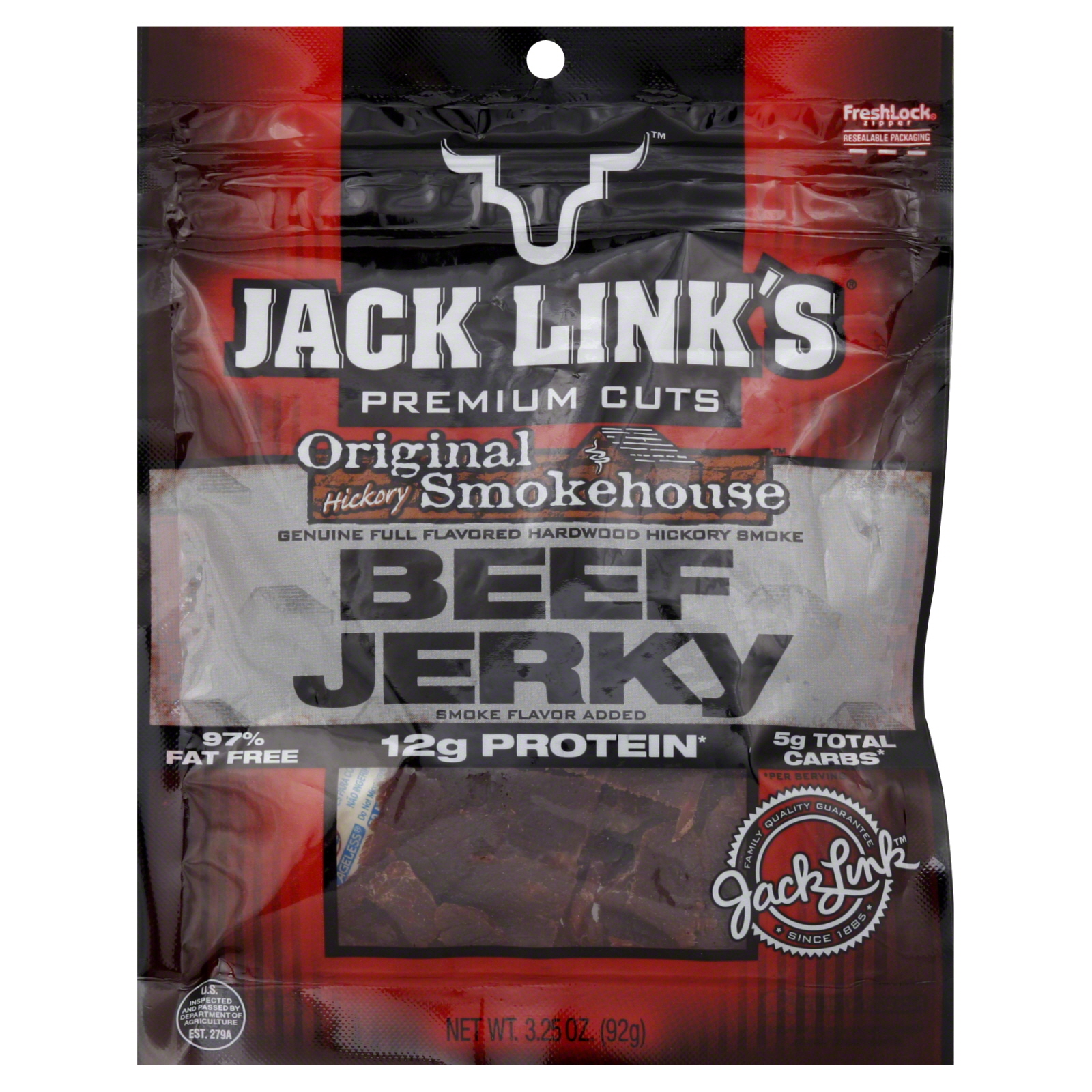 Jack Link's Original Smokehouse Jerky 3.25 Ounce