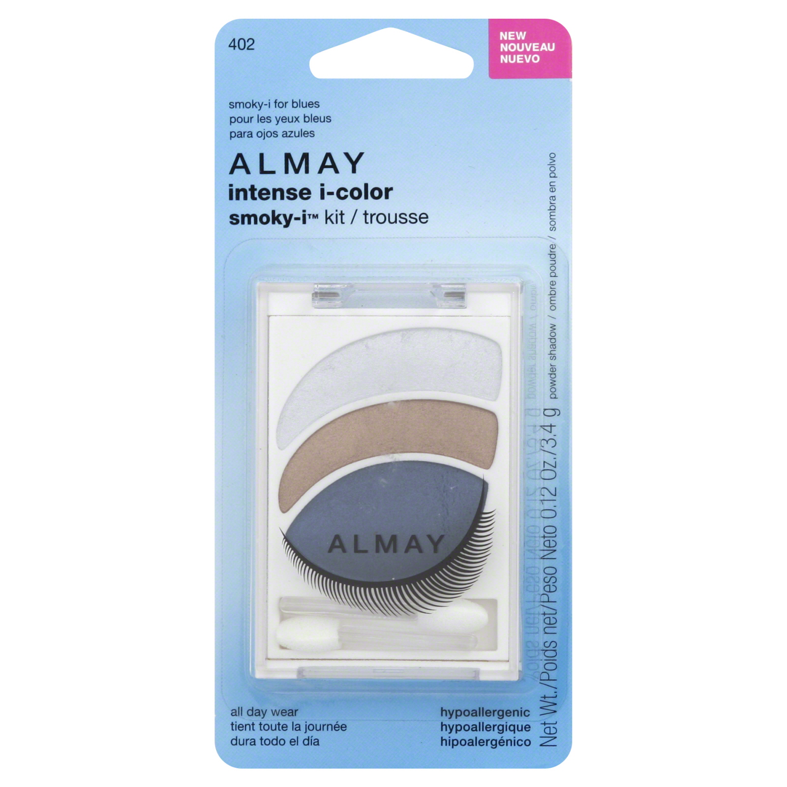 Almay Powder Shadow Kit, Smoky-i for Hazels  .12FZ