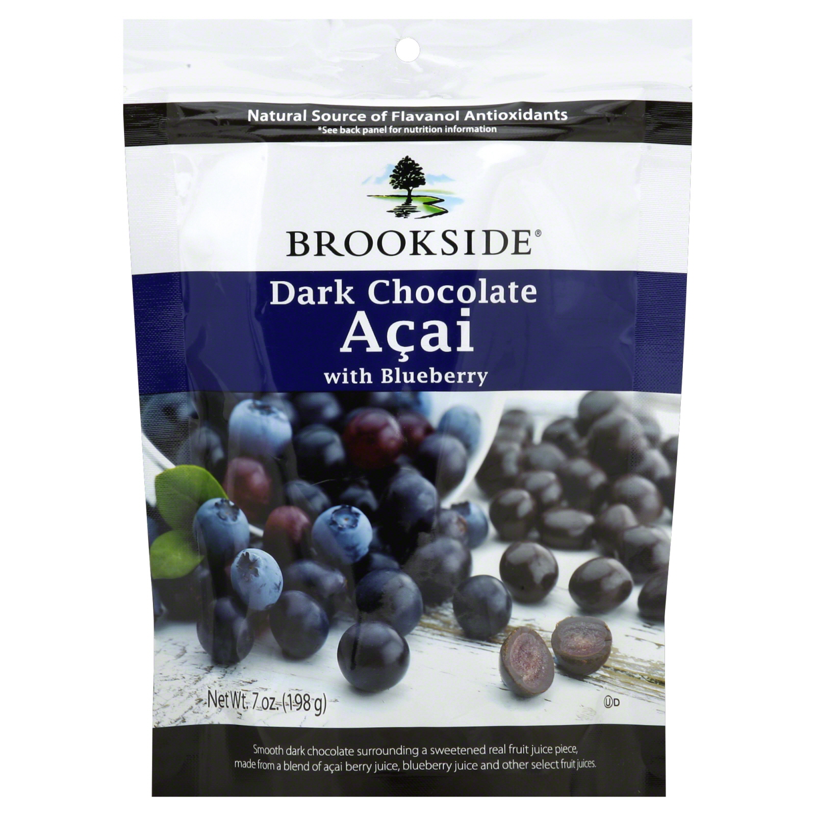 Brookside Acai & Blueberry Flavors Dark Chocolate 7 oz. Bag