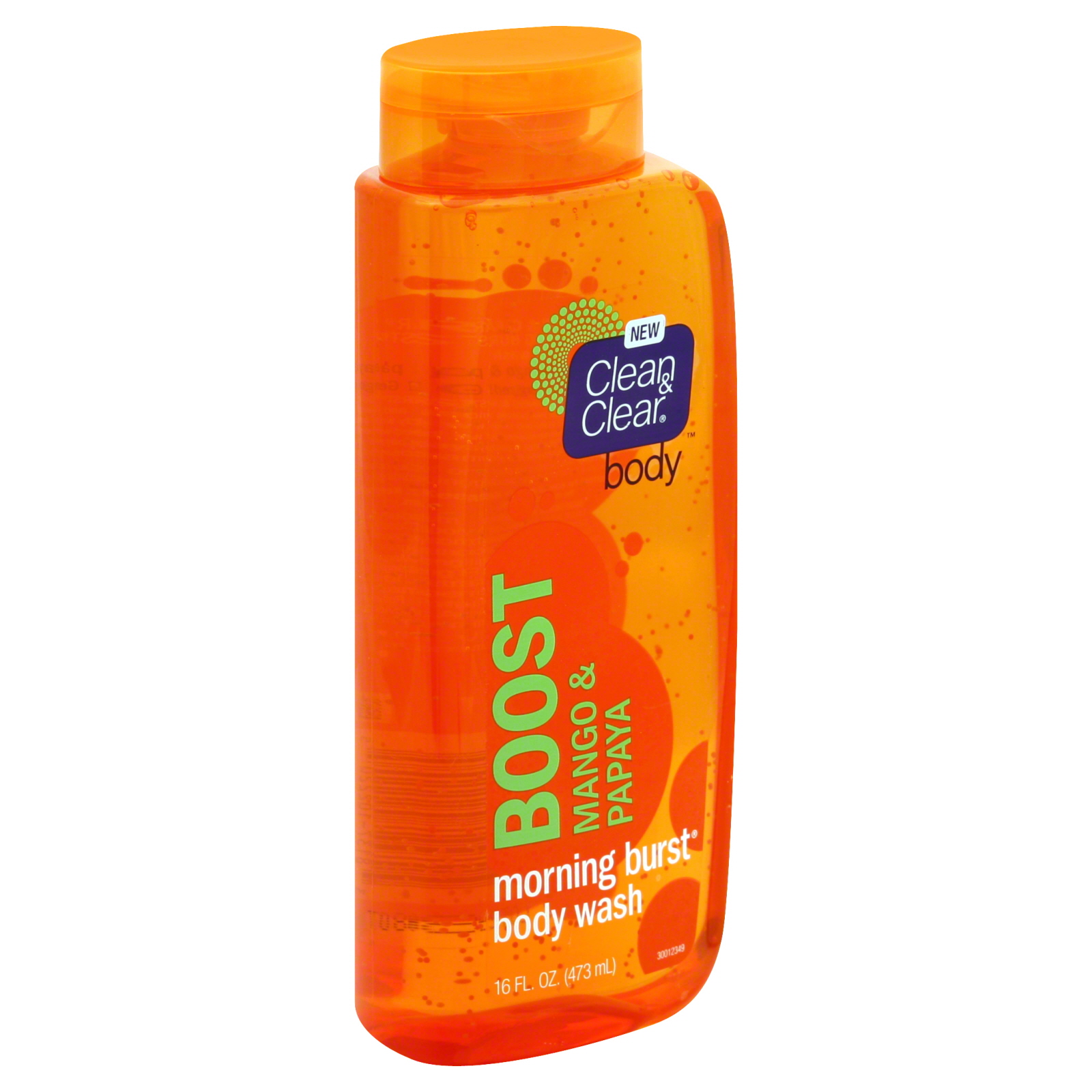 Clean & Clear Morning Burst Body Wash, Boost Mango & Papaya, 16 fl oz