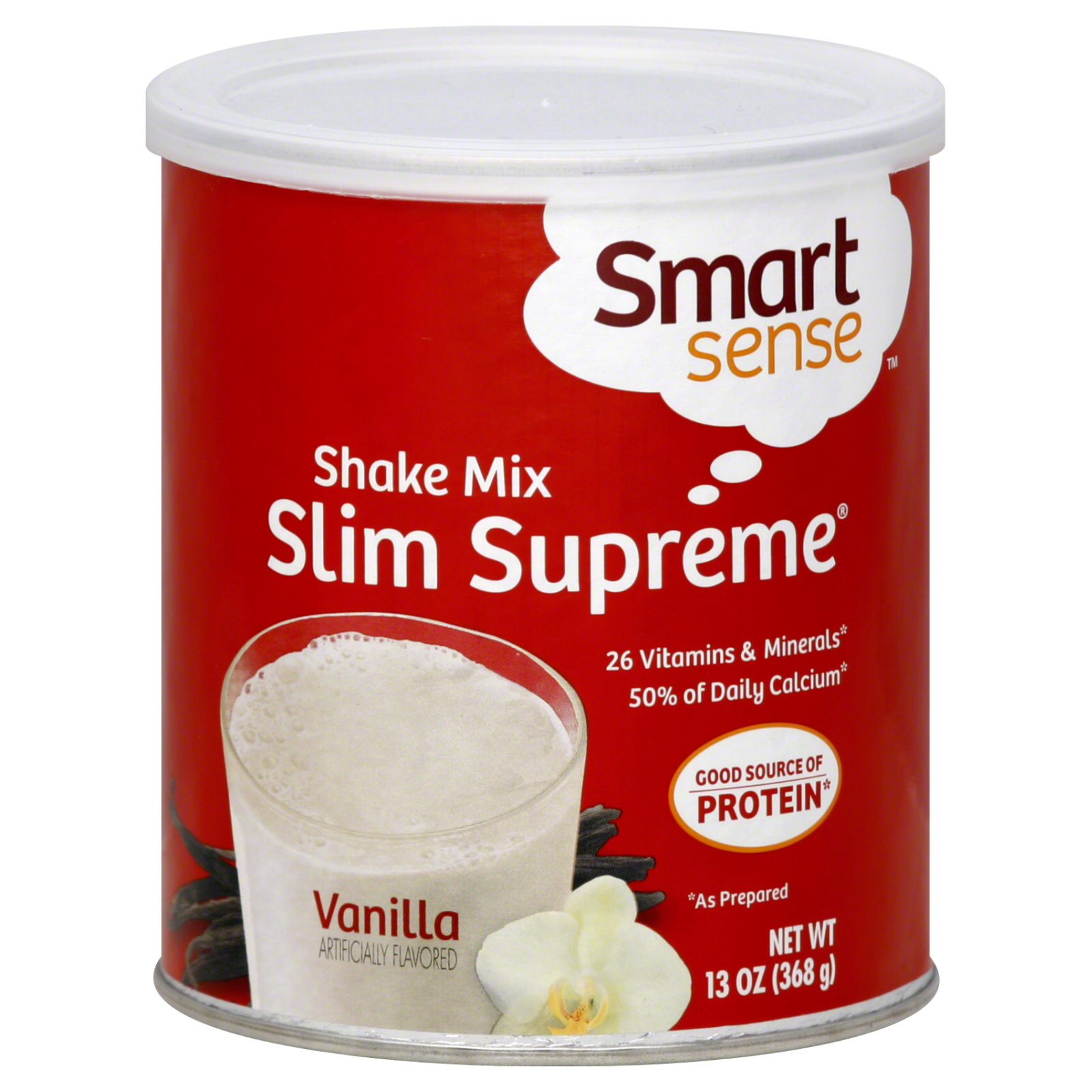 Smart Sense Slim Supreme Shake Mix, Vanilla 13 oz (368 g)