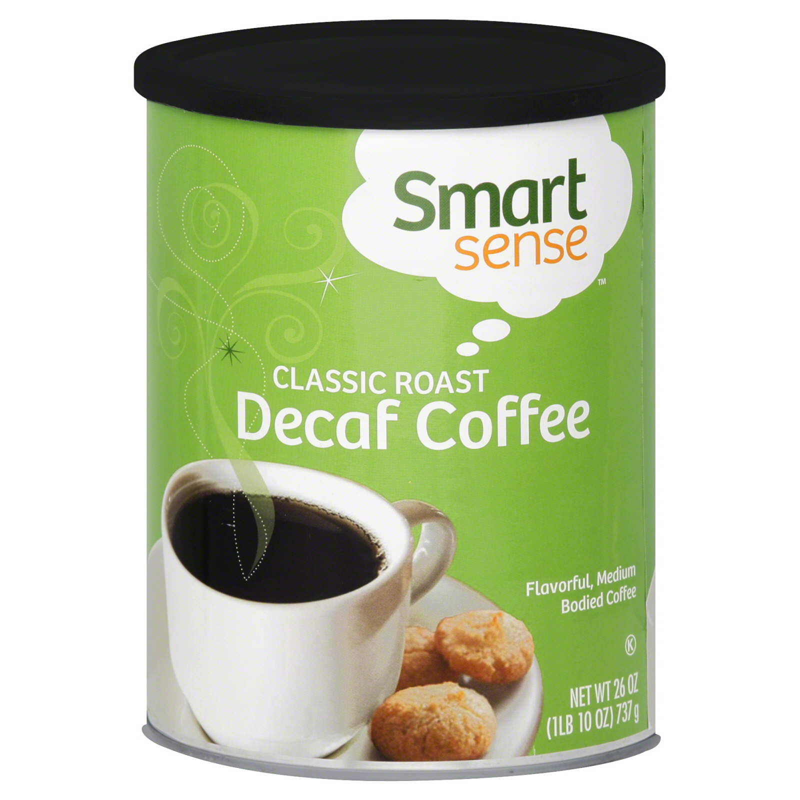 Smart Sense Coffee, Classic Roast, Decaf 26 oz (1 lb 10 oz) 737 g