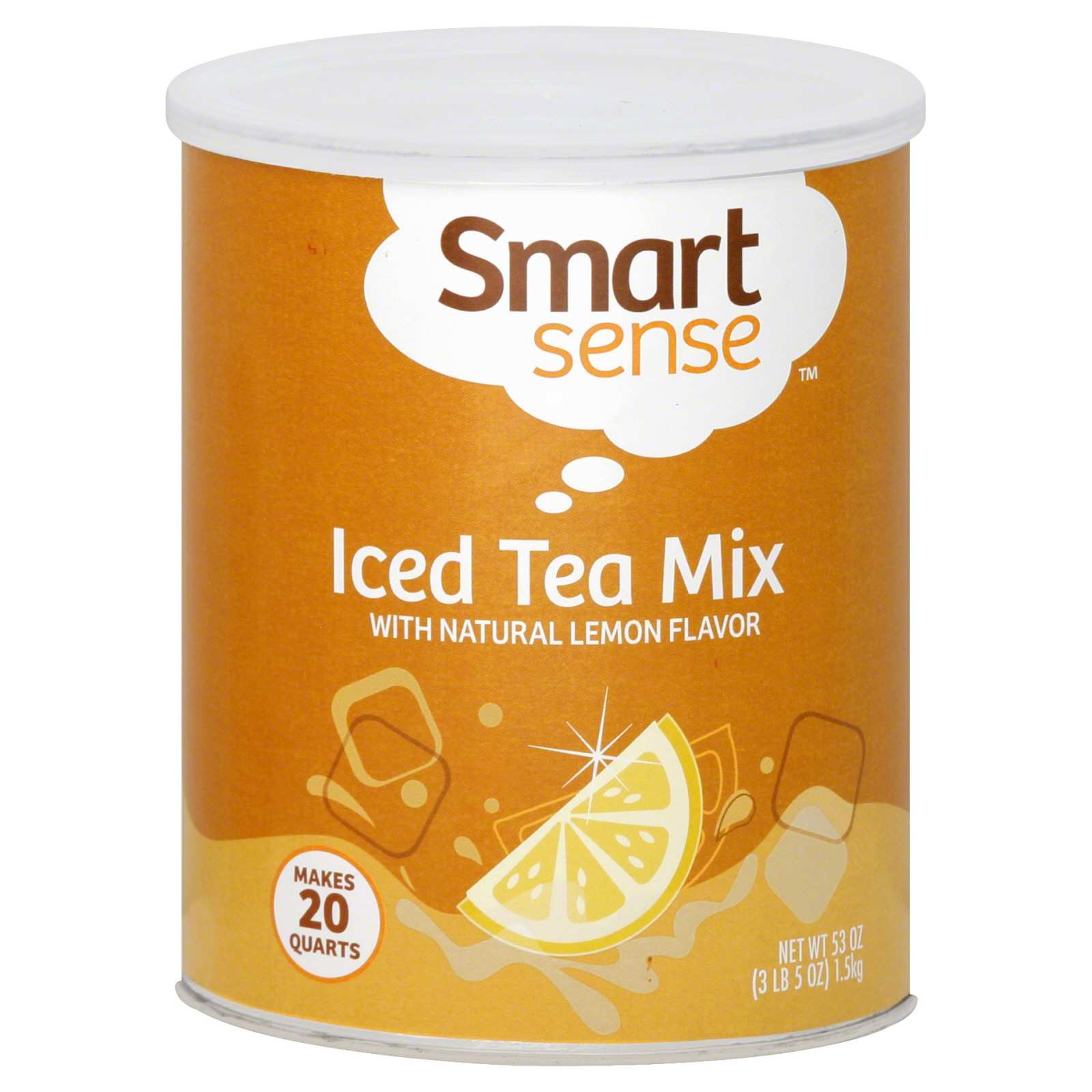 Smart Sense Iced Tea Mix, with Natural Lemon Flavor 53 oz (3 lb 5 oz) 1.5 kg