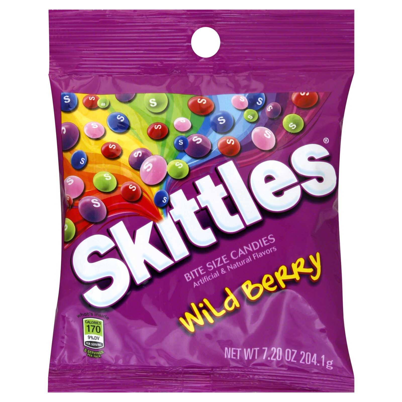 Skittles Wild Berry Candy Peg Pack 7.2 oz