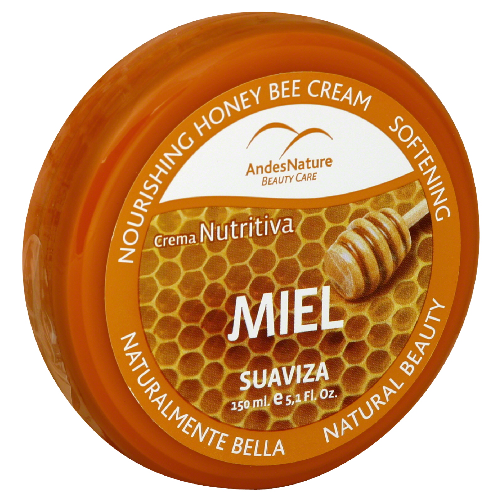 Andes Nature Beauty Care Honey Bee Cream Nourishing Softening 5.1 fl oz