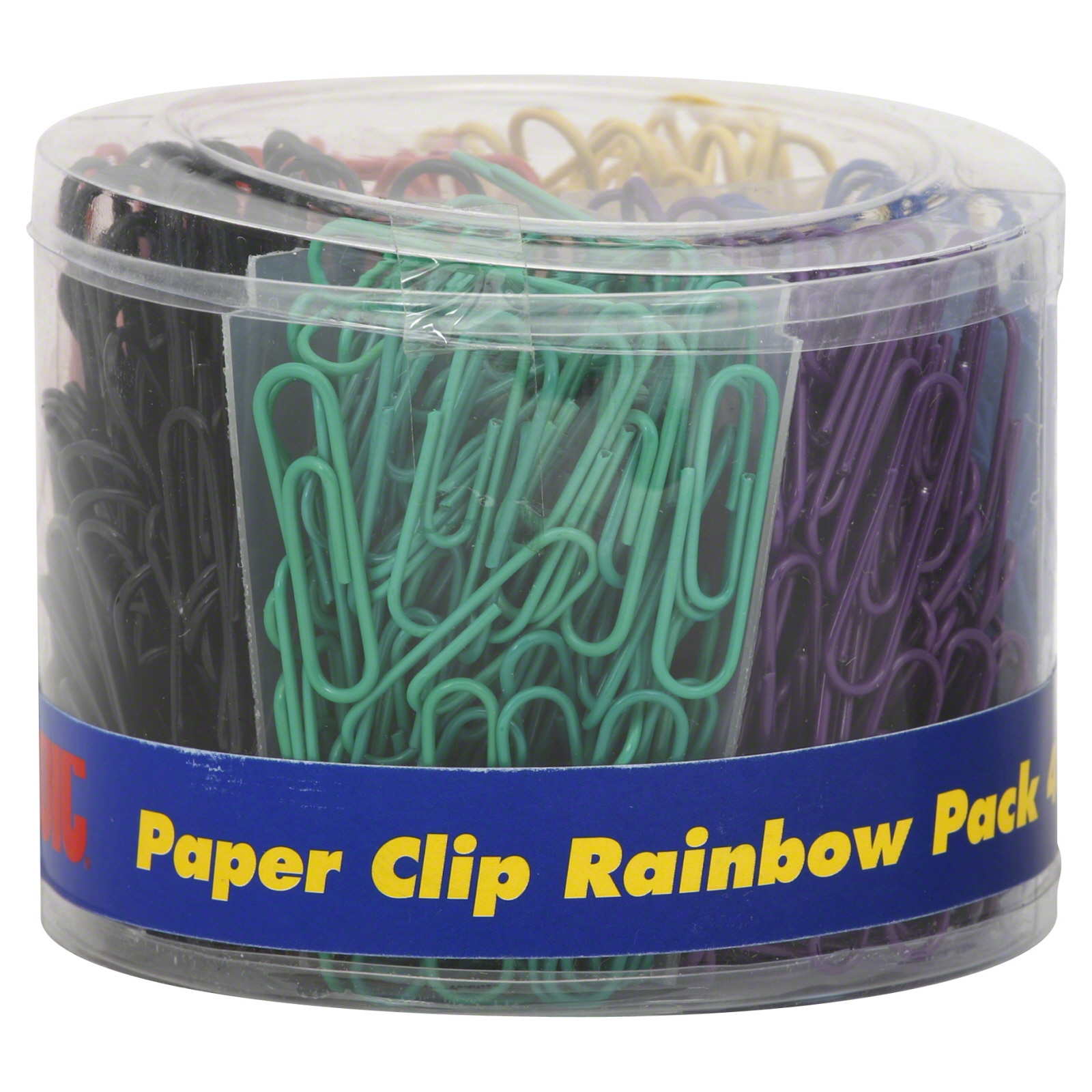 97213 OIC Paper Clip, Rainbow Pack, 450 paper clips