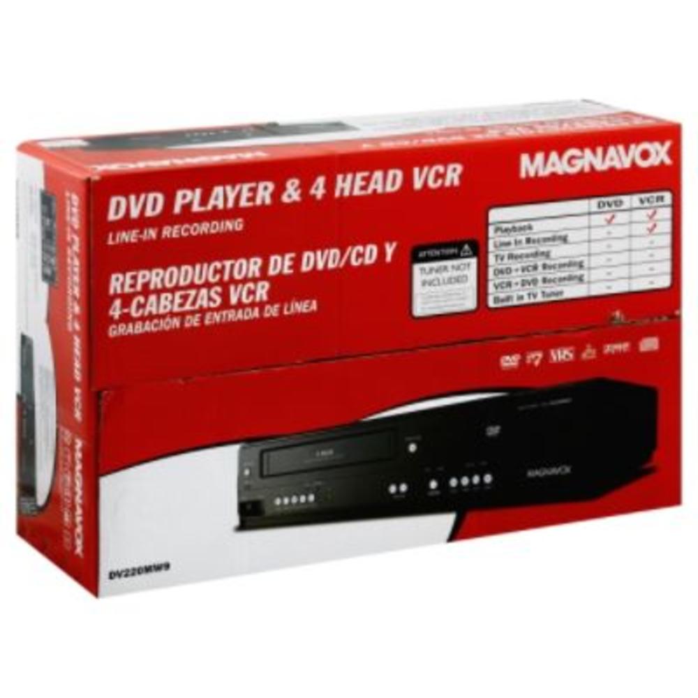 Philips RDV220MW9 DVD Player & 4 Head VCR, 1 DVD VCR