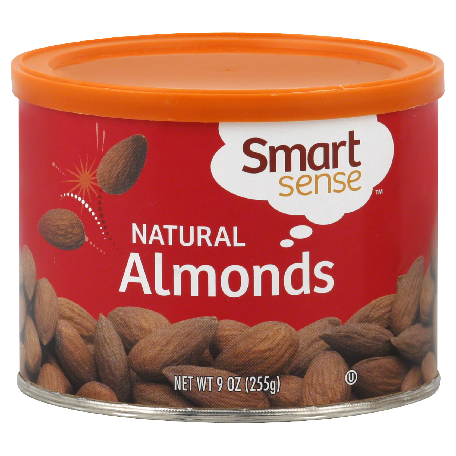 Smart Sense Almonds, Natural 9 oz (255 g)