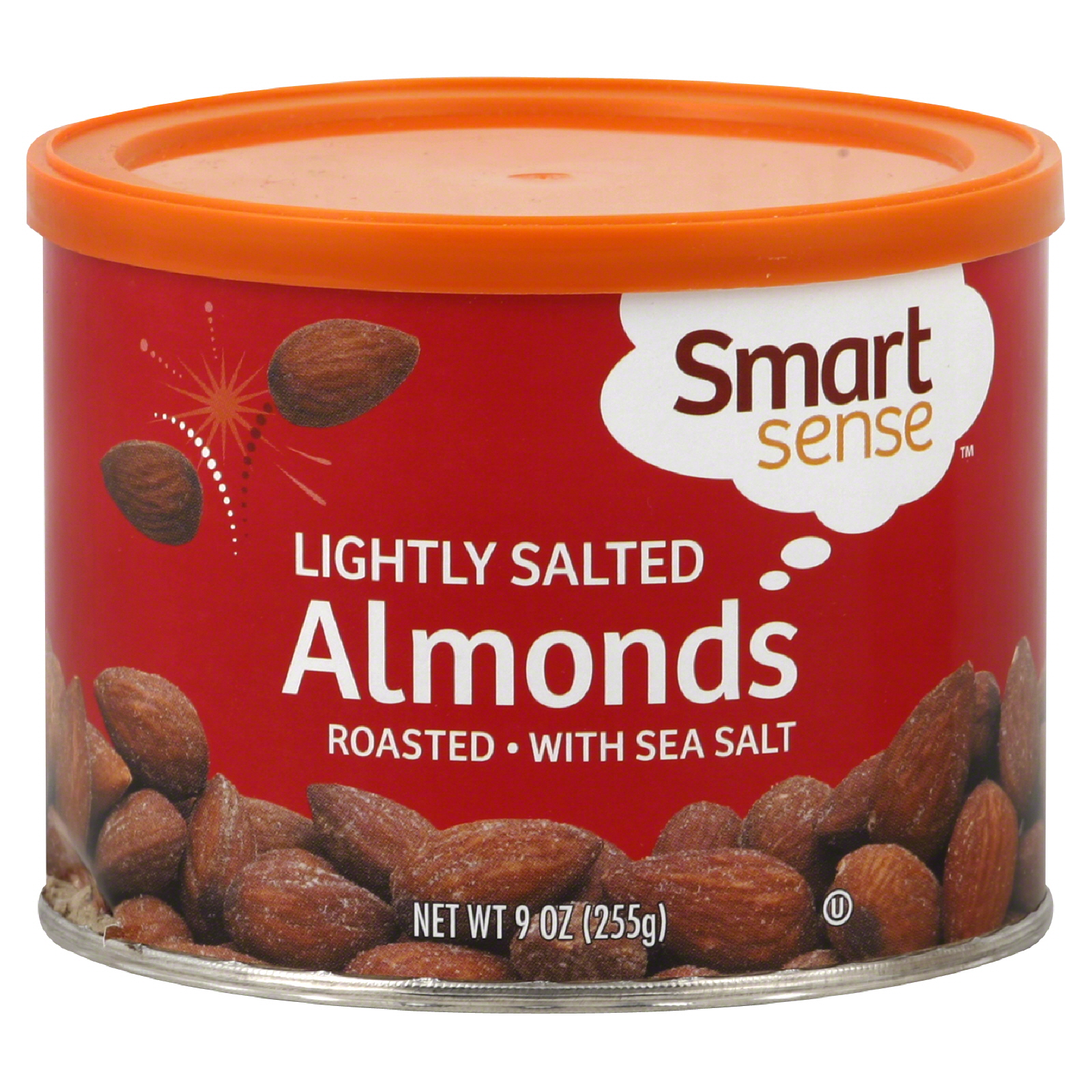Smart Sense Almonds, Roasted, Lightly Salted 9 oz (255 g)