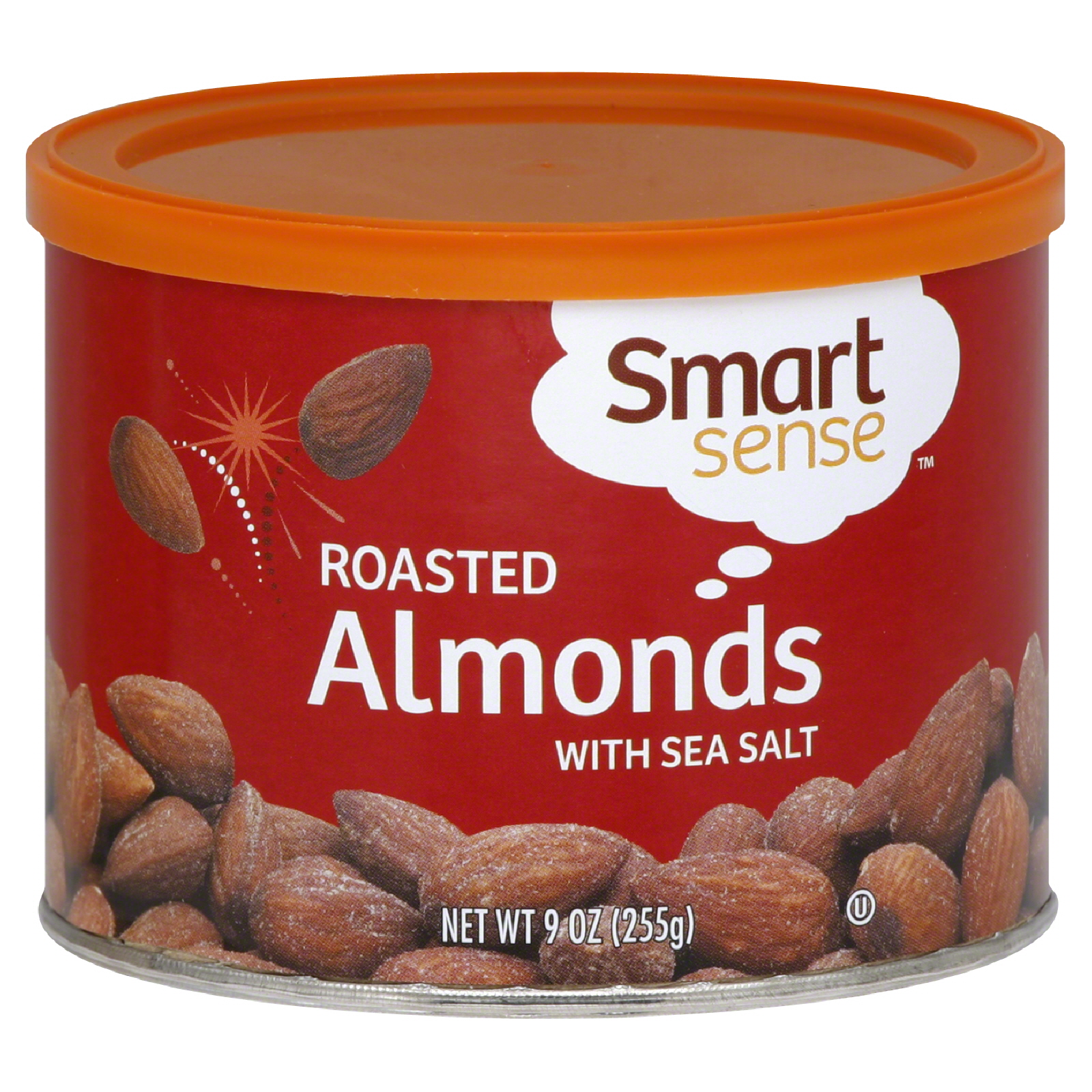 Smart Sense Almonds, Roasted, With Sea Salt 9 oz (255 g)