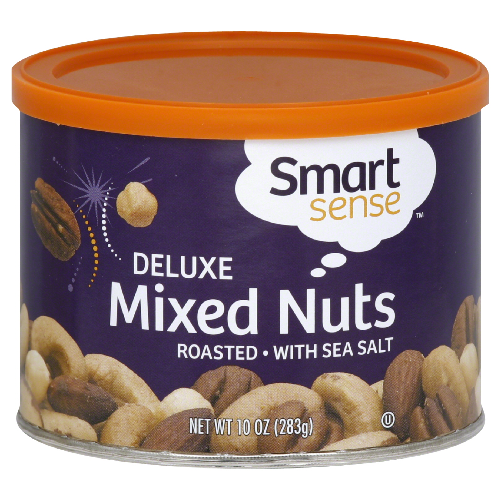 Smart Sense Mixed Nuts, Deluxe, Roasted, With Sea Salt 10 oz (283 g)