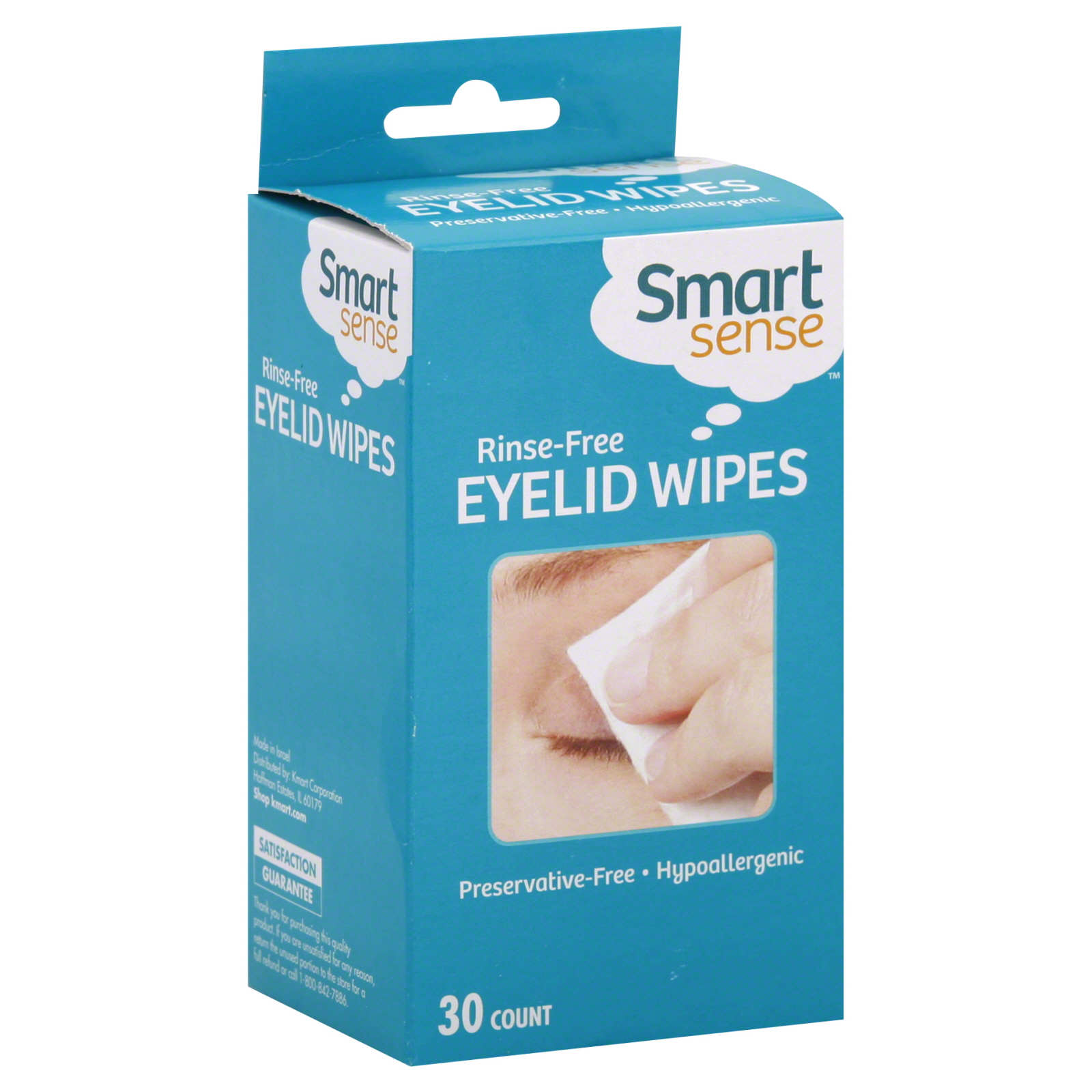 Smart Sense Eyelid Wipes, Rinse-Free 30 wipes