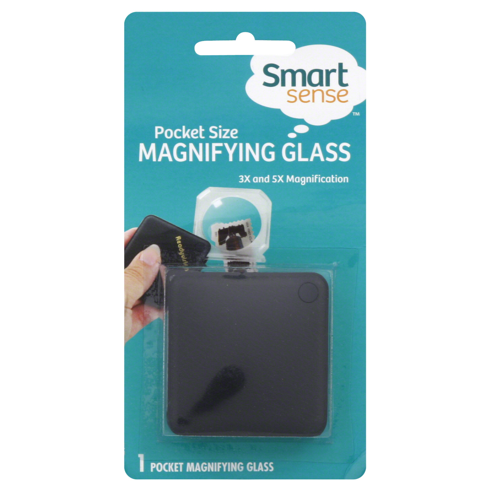 Smart Sense Magnifying Glass, Pocket Size 1 magnifying glass