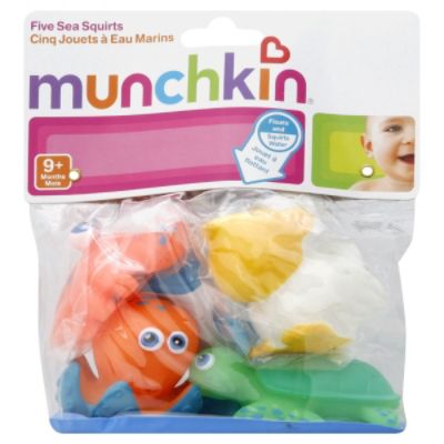 Munchkin 5-Pack Sea Squirts Bath Toys