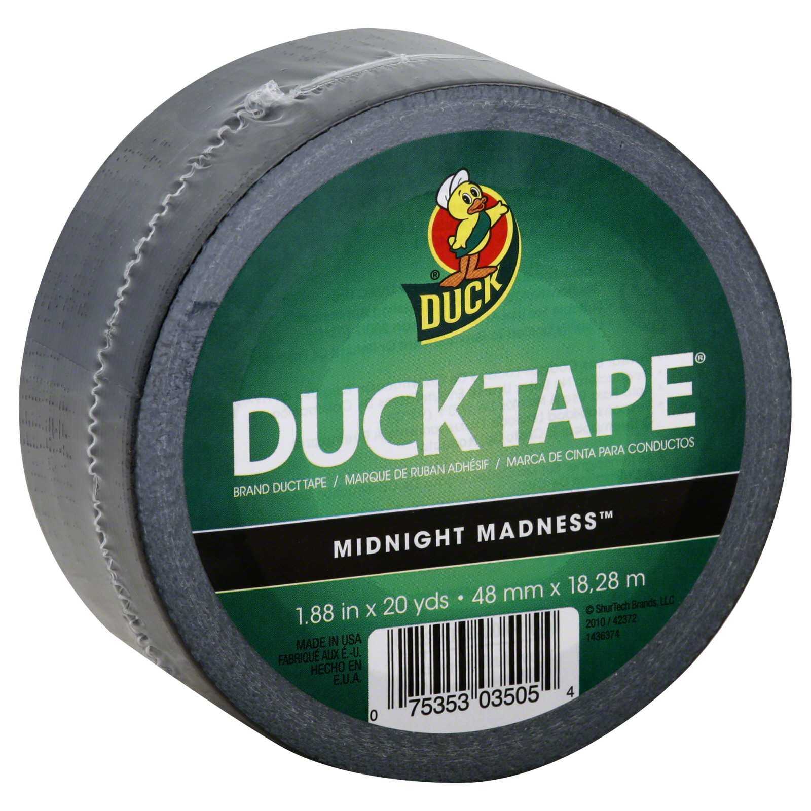 Duck 1265013 Colored Tape Midnight Madness 1.88" Wide