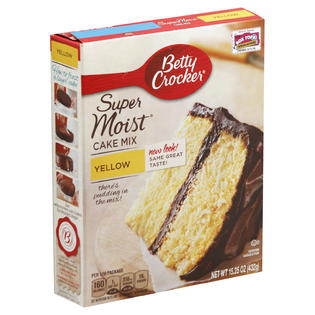 Betty Crocker Supermoist Cake Mix Yellow 15.25 oz