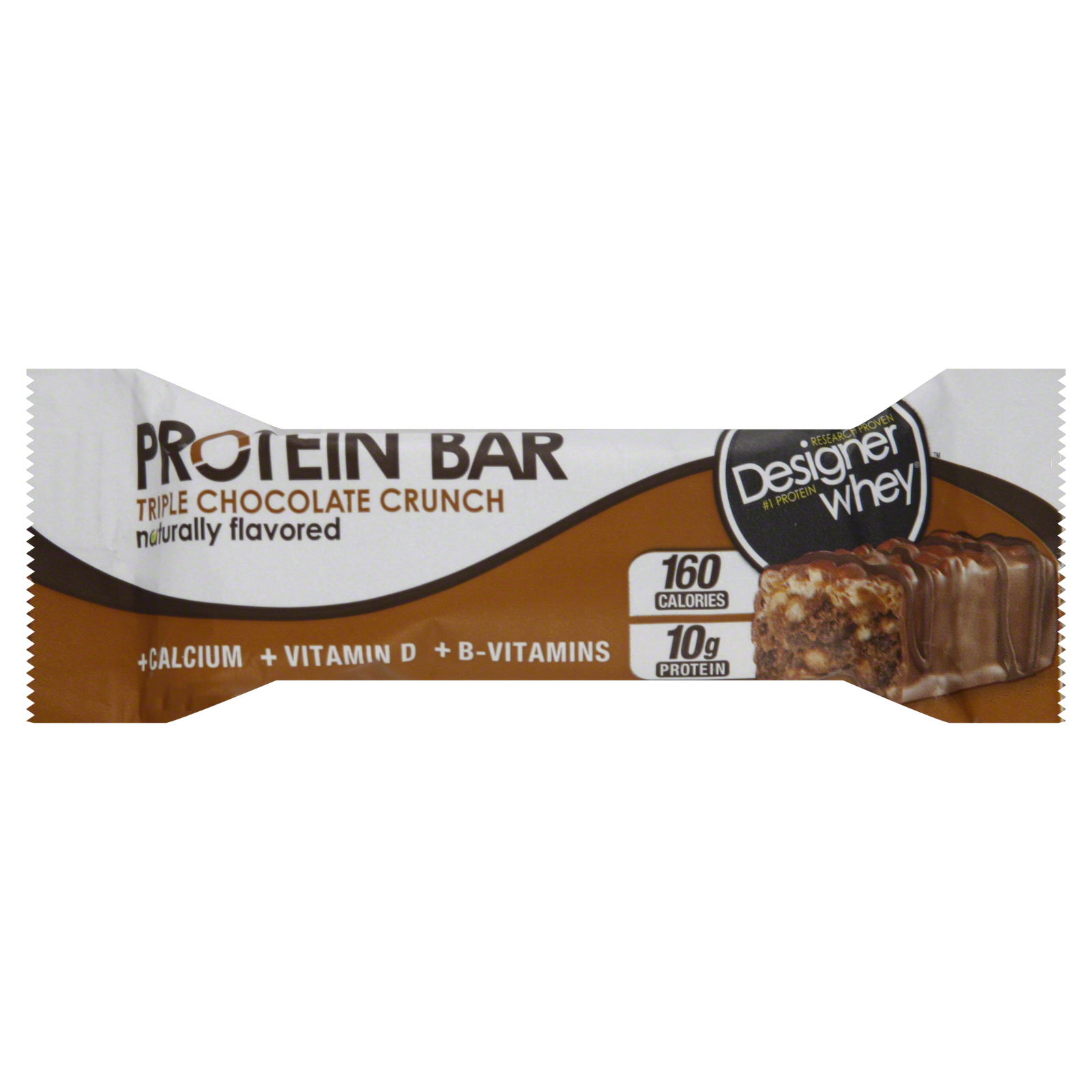 Designer Whey Protein Bar, Triple Chocolate Crunch, 1.41 oz