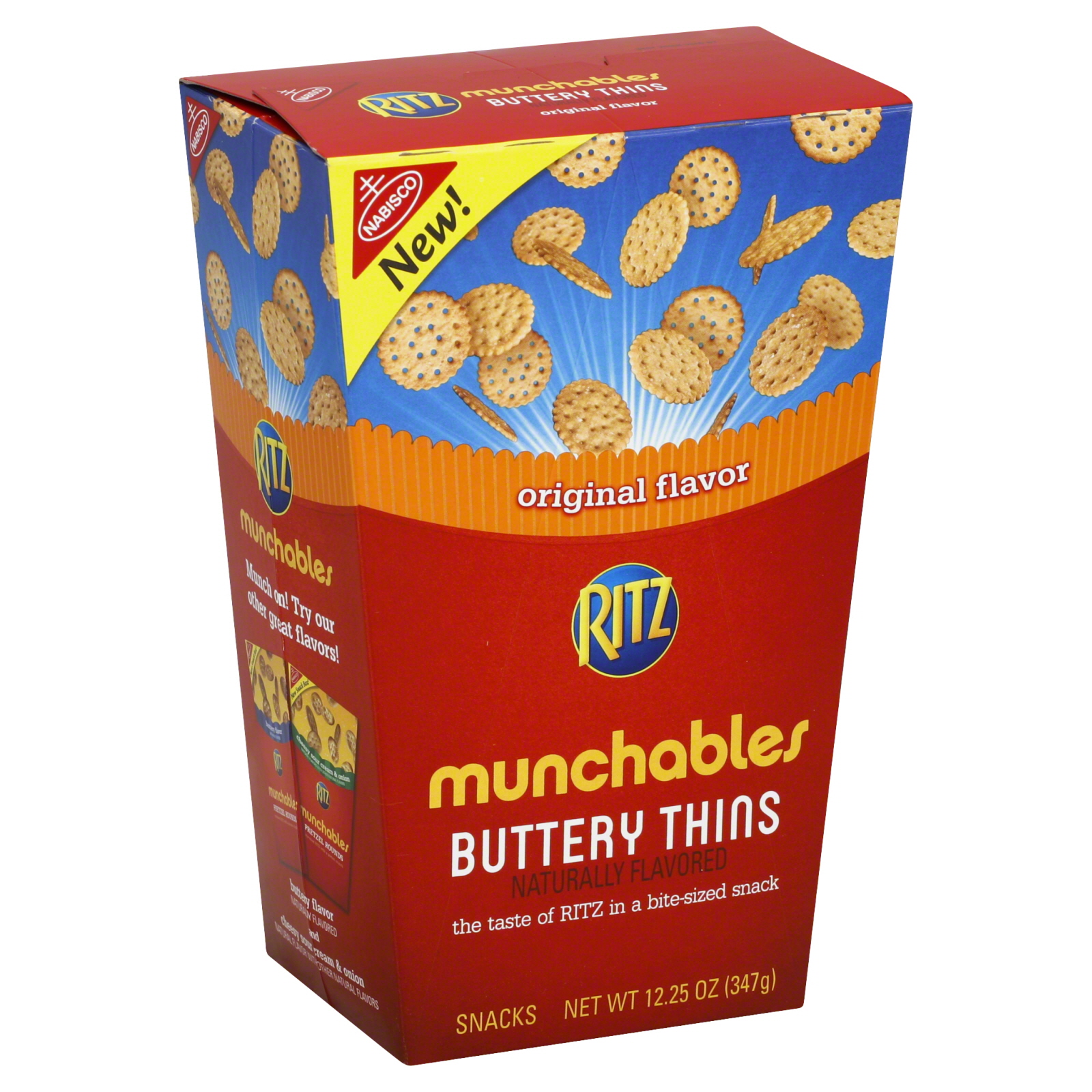 Ritz Munchables Buttery Thins, Naturally Flavoured, 12.25 oz