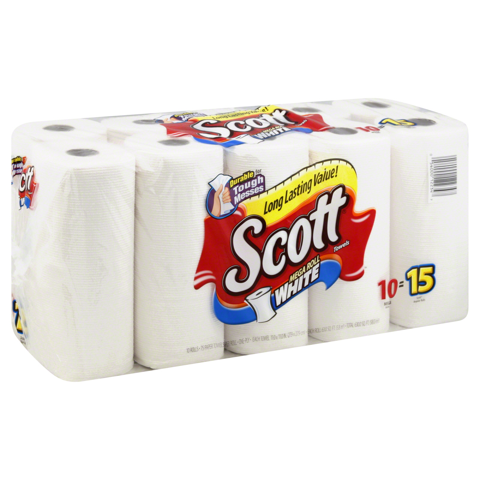 Scott Paper Towels Mega Rolls, 10 pack
