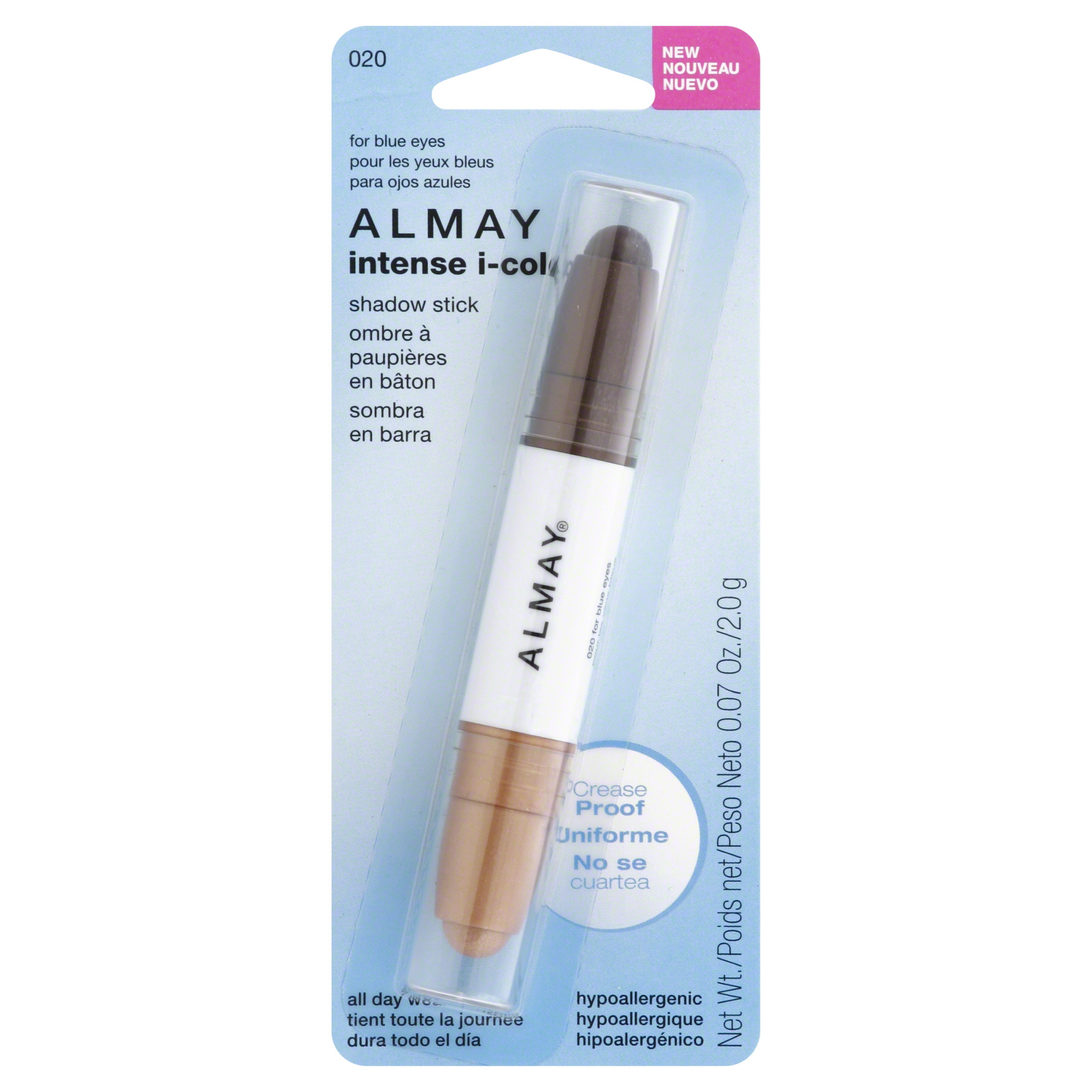 Almay intense i-color Shadow Stick, for Blue Eyes 020, 0.07 oz (2 g)