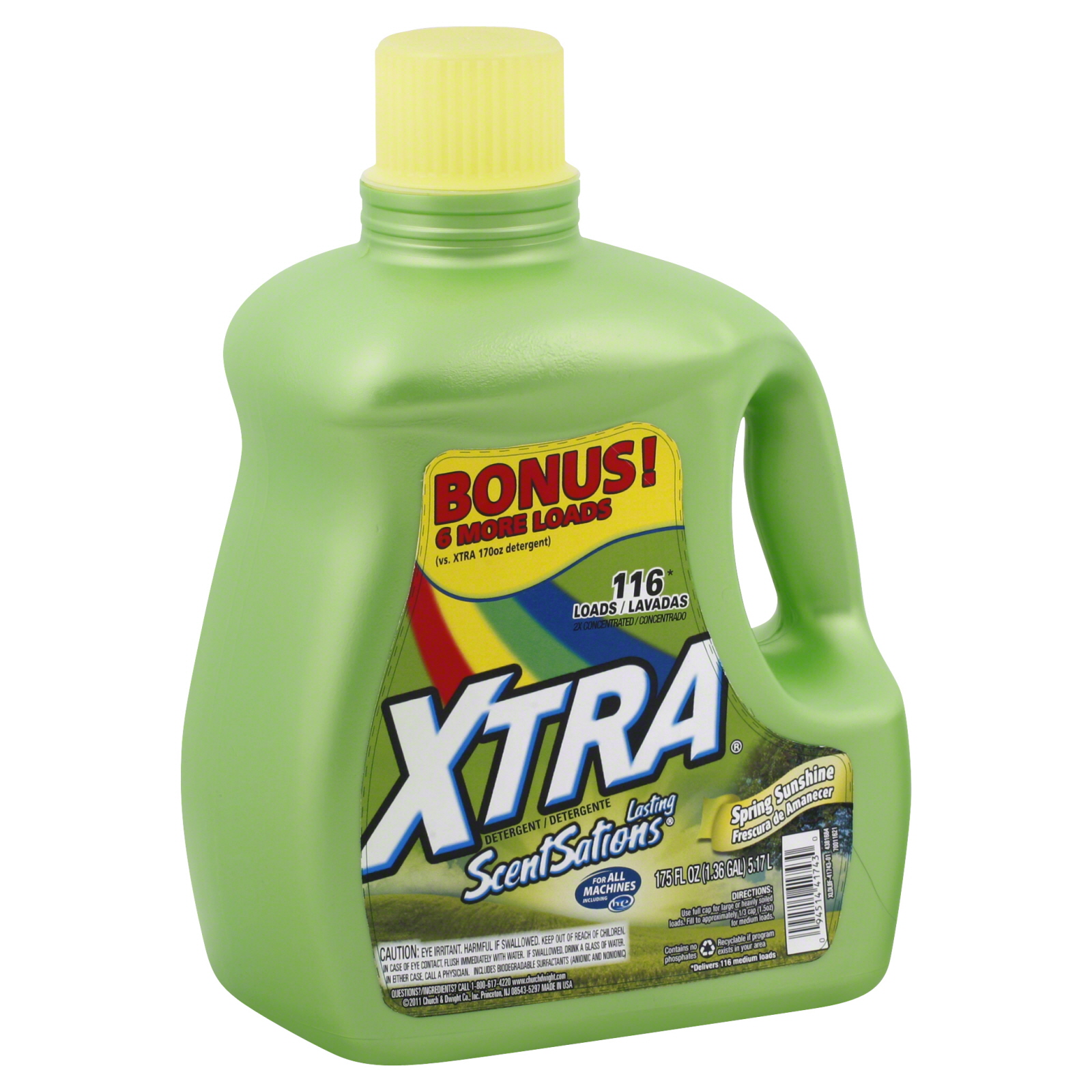 Xtra IQ 2X Spring Sunshine Laundry Detergent 175 fl oz