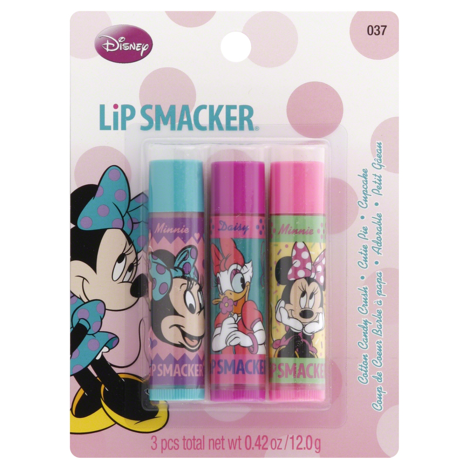 Lip Smacker Disney Minnie Mouse Lip Gloss, 0.42 fl oz, Size: 3 pieces [0.42 oz (12.0 g) Lip Smacker Disney Minnie Mouse Lip Gloss, 0.42 fl oz, Size: 3 pieces [0.42 oz (12.0 g)