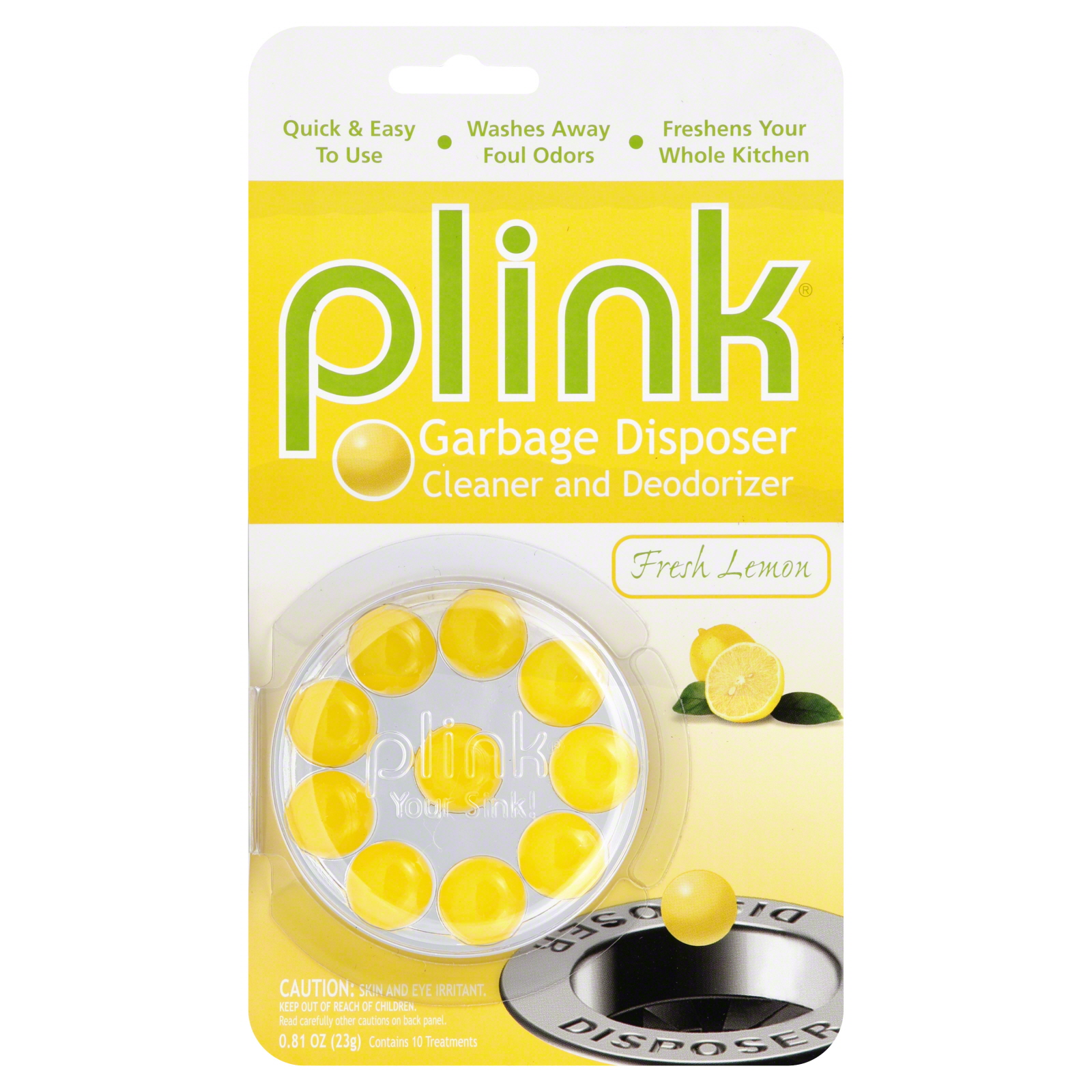 Plink Garbage Disposal Cleaner and Deodorizer, 10 ct.