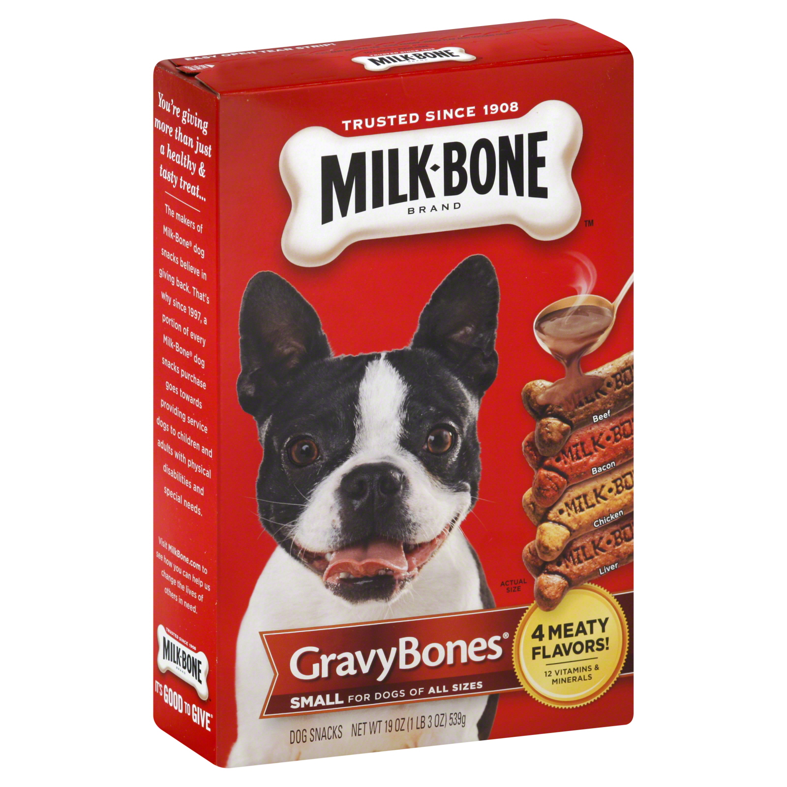 Milk-Bone Gravy Bones Small & Medium Dogs 19 Oz. Box