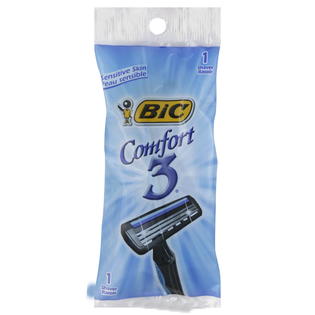 Bic Comfort 3 For Men Sensitive Skin 1 Triple Blade