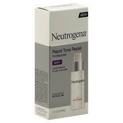 Neutrogena Rapid Tone Repair Night Cream with Retinol, Vitamin C and Hyaluronic Acid - Anti Wrinkle Face and Neck Moisturizer - 