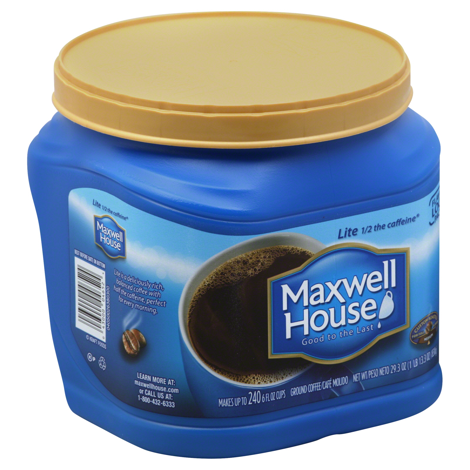 Maxwell House Coffee, Ground, 100% Colombian, Medium Dark, 28 (1 lb 12