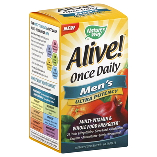 Nature'S Way Alive! Once Daily Men's Multi-Vitamin - 60 ...