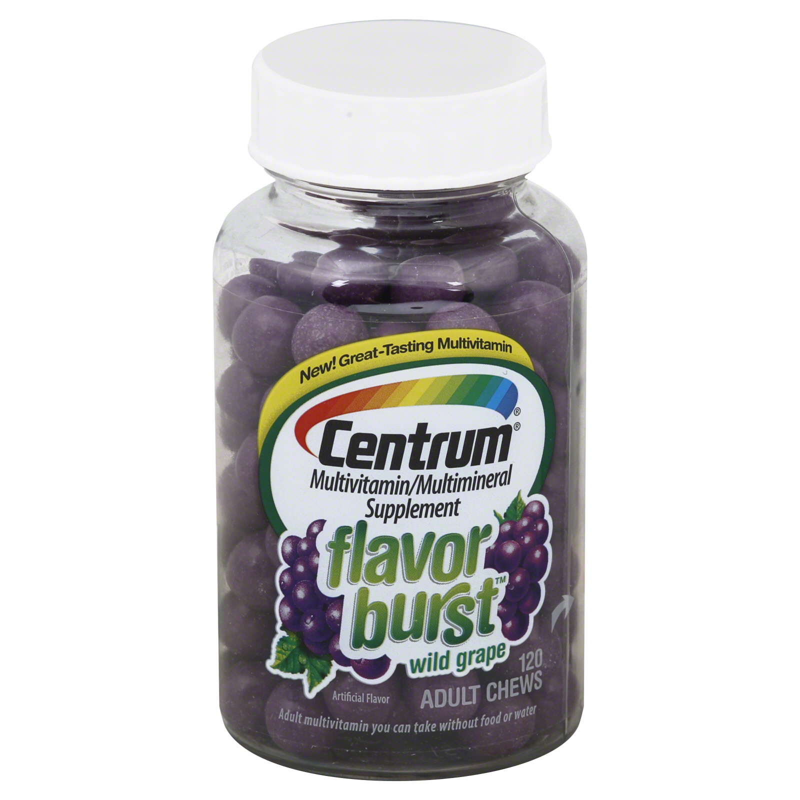 Centrum Flavor Burst Multivitamin Wild Grape Chews