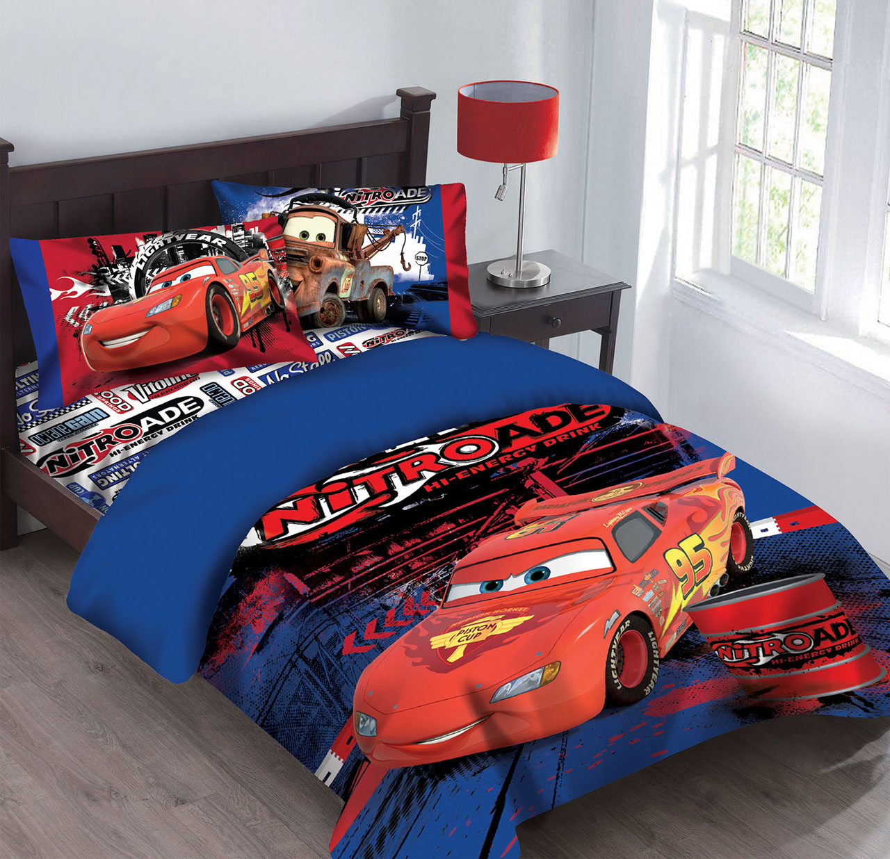 Disney Cars Nitroade Bedding Comforter Set, Disney Twin Xl Bedding