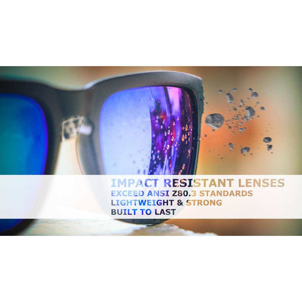 Seek Optics Polarized Replacement Lenses for Oakley Holbrook Sunglasses Red Anti-Scratch Anti-Glare UV400 by SeekOptics