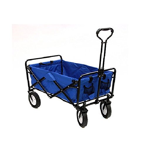 Bluewagon Mac Sports Collapsible Folding Utility Wagon Garden Cart Mac Sports Collapsible Folding Utility Wagon Garden Cart Ping Beach