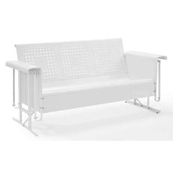 Garden Benches Outdoor Sofas Sears Crosley Furniture Sofa Glider In White Finish
