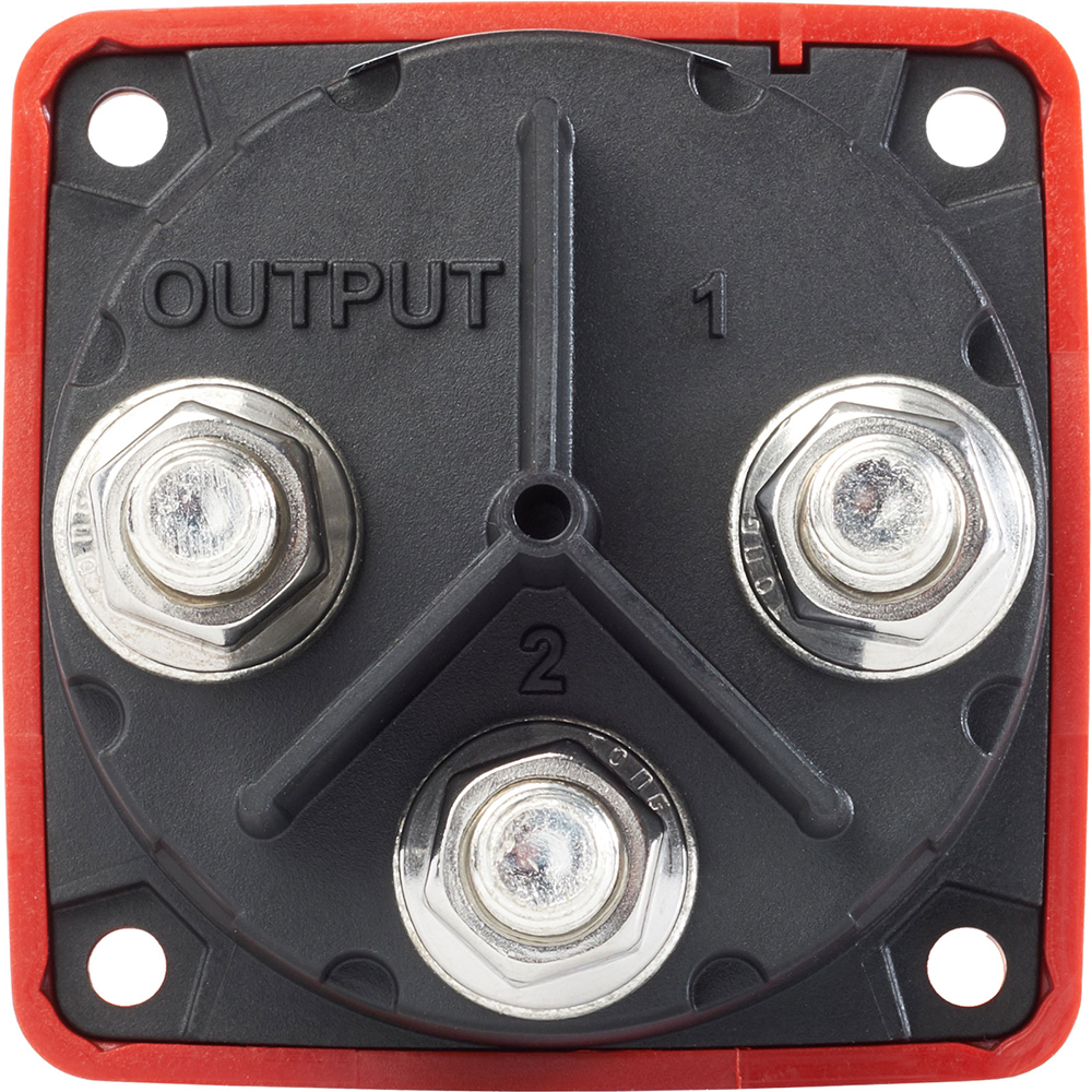 Blue Sea Systems Blue Sea 6007 m-Series (Mini) Battery Switch Selector Four Position Red